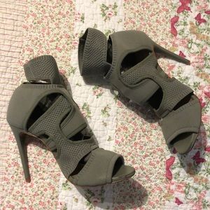 Army green heels